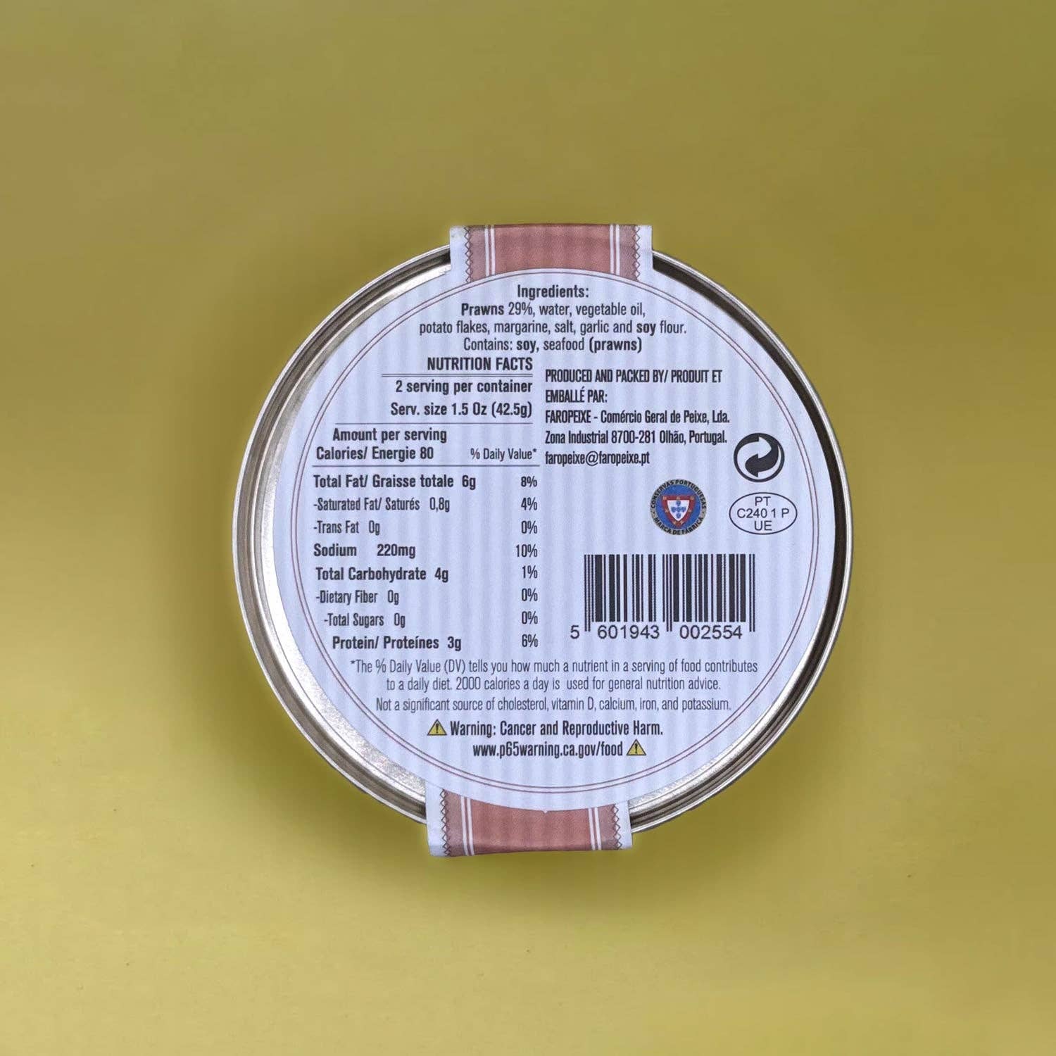 Lata – wholesale Tinned fish – Nazarena Shrimp Pâté1