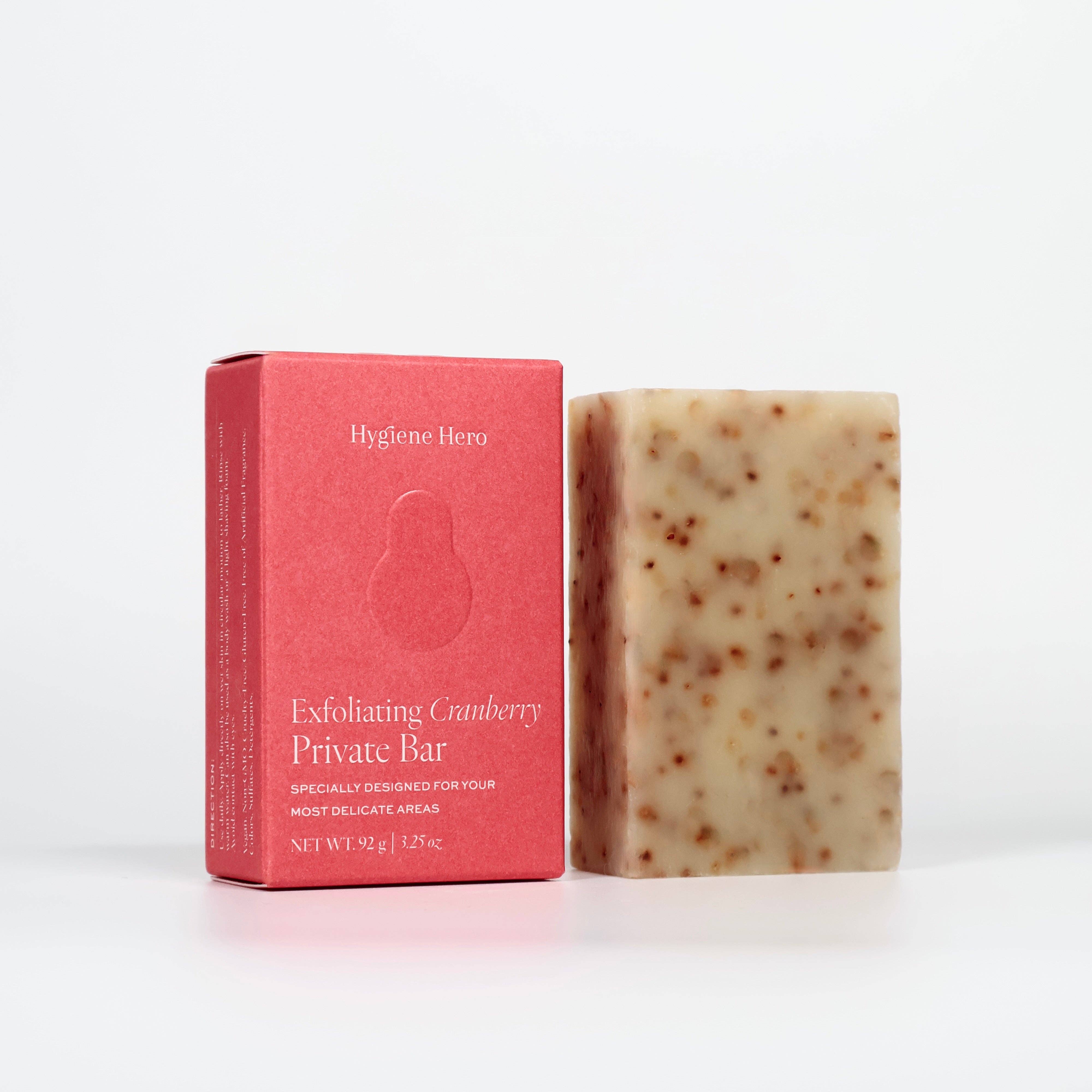 Hygiene Hero – wholesale Bar Soap – Exfoliating Cranberry Private Bar