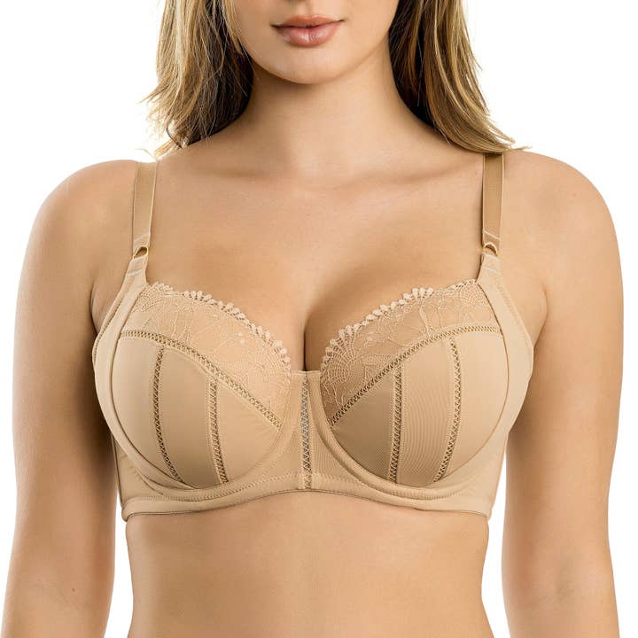 PARFAIT Charlene P5000 Full Busted Contour Balconette Padded Wired Bra - Warm Sand for wholesale by PARFAIT