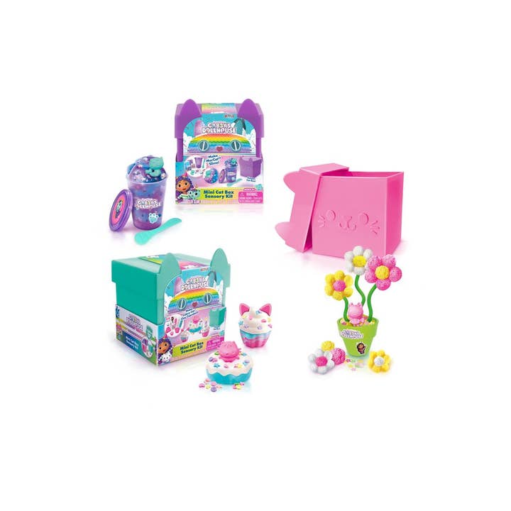 License 2 Play Toys - Wholesale DIY Craft Kit - Kids - Gabby’s Dollhouse Cat Box Sensory Surprise Kit Assortment