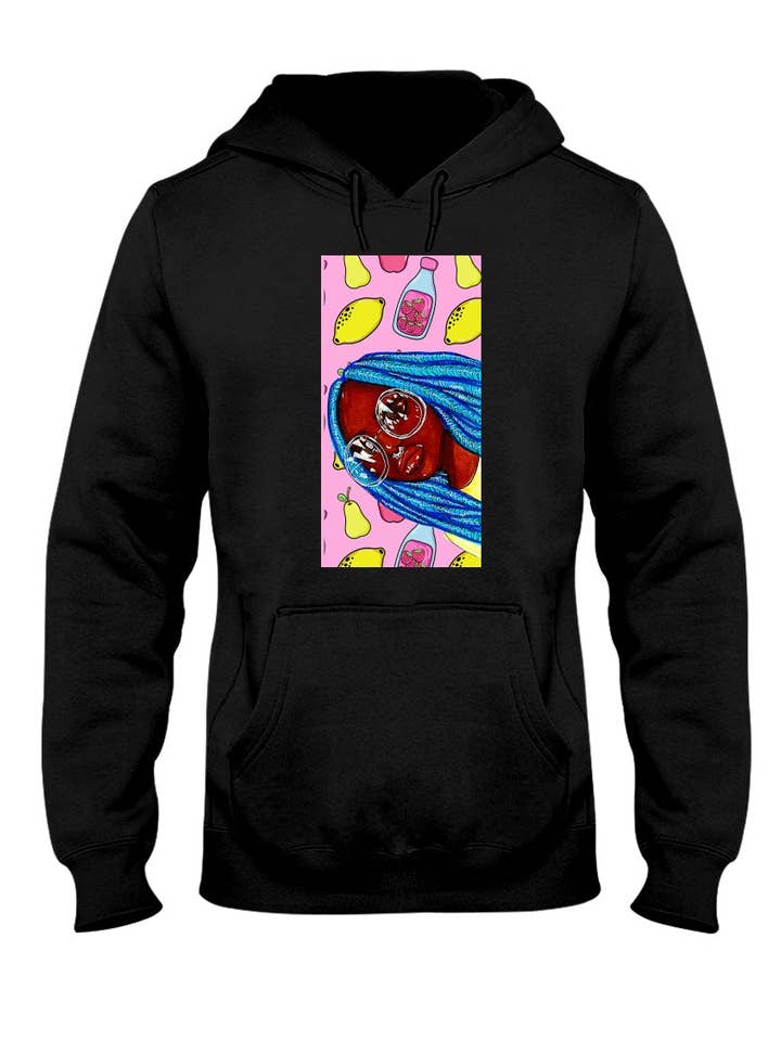 Blue Locs Hoodie for wholesale by D. Ridley Designs