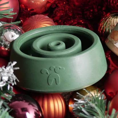 INOOKO – wholesale Leksak - Hund – Yoomy Wobble - Aktiveringsleksak för hund - Julgrön0