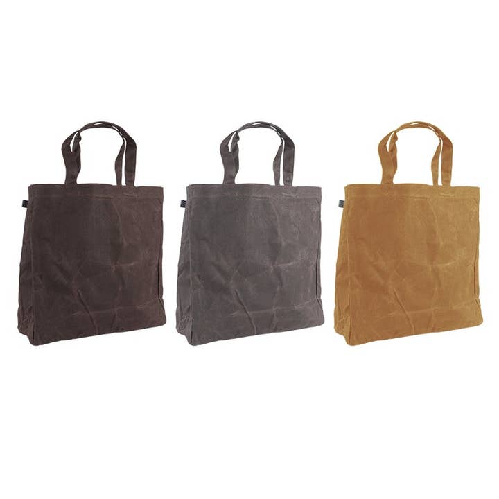 Shopping Bag Waxed Canvas M for wholesale by NACH