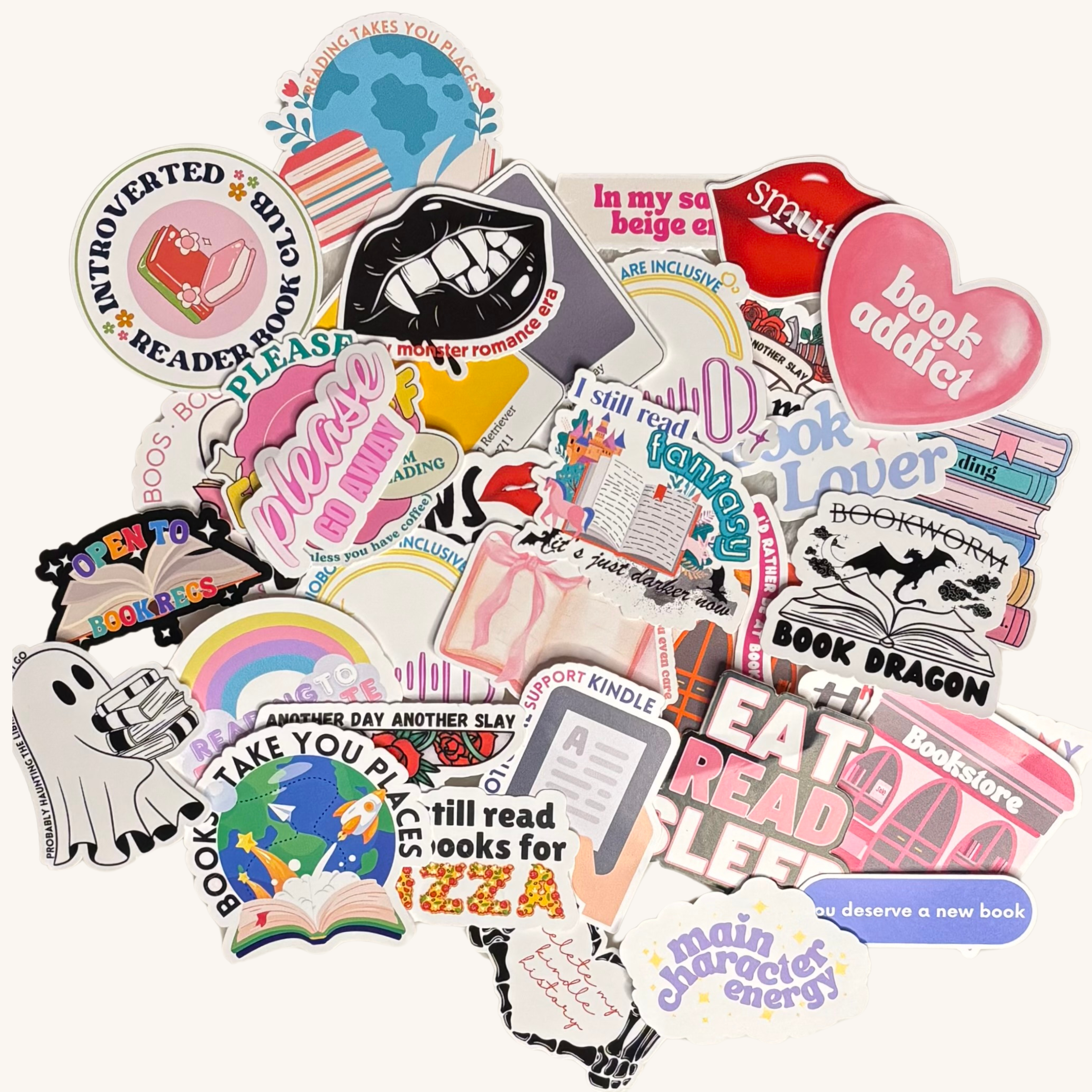 Booked with Jess - Wholesale Sticker - Bookish Sticker Pack12