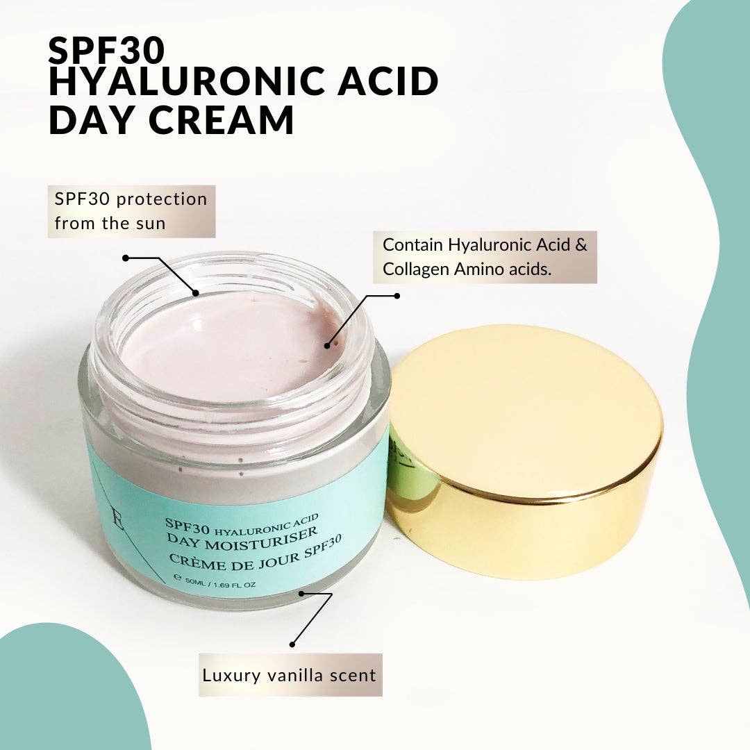 Eclat Cosmetic Ltd - Wholesale SPF Moisturizer - SPF30 HYALURONIC ACID DAY CREAM 50ML2