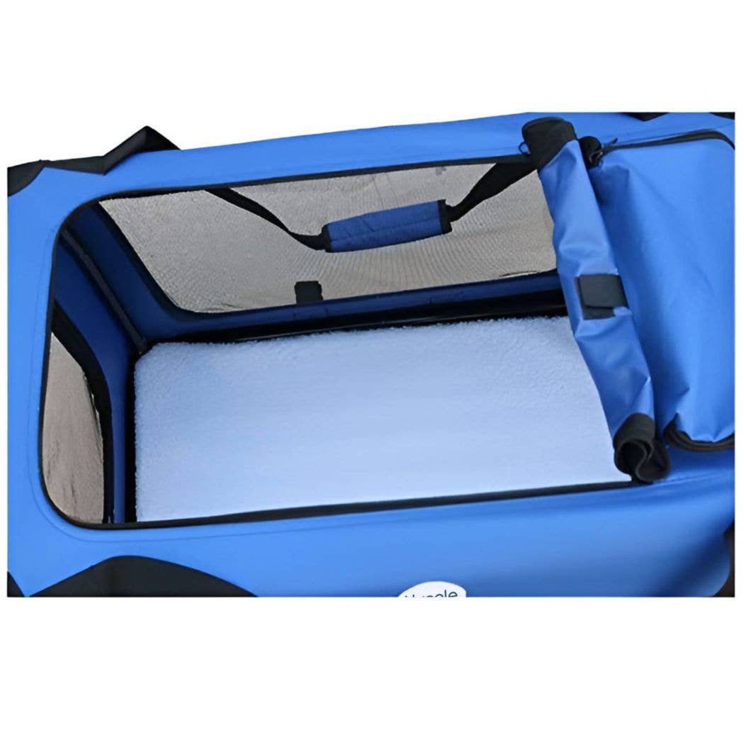 HugglePets - Vente Caisse de transport – chat et chien - Sac de transport pliable HugglePets en tissu pour animaux18