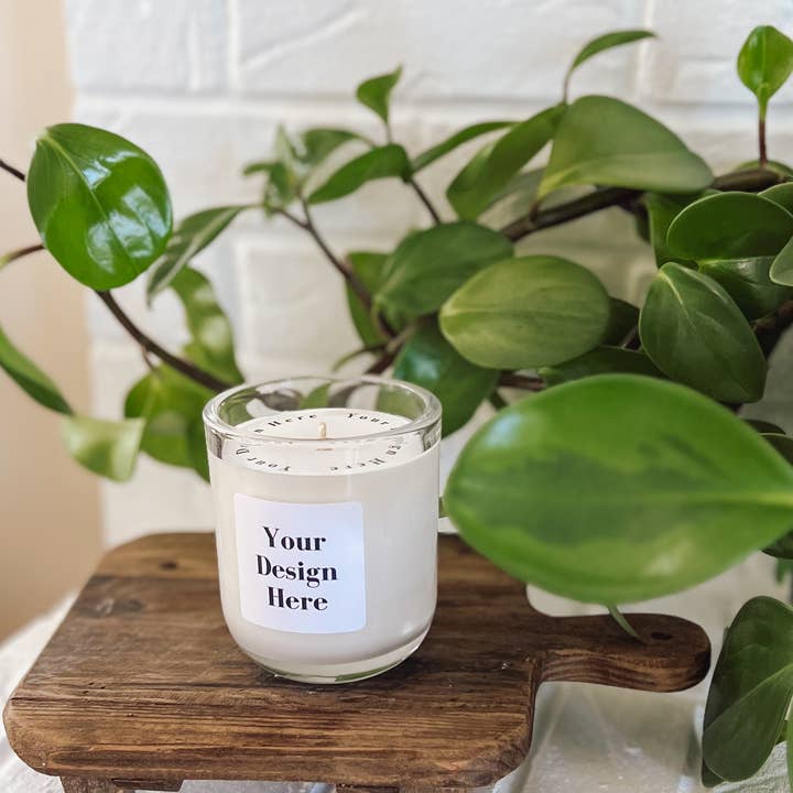 Illuminate Space - Wholesale Jar/Filled Candle - Custom Large Glass Tumbler Candle