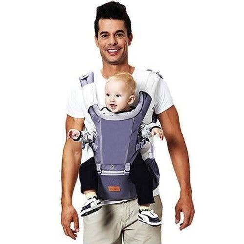 Above Edge – wholesale Baby carrier – Baby Carrier with Hip Seat, 9 Ergonomic Positions Front and1