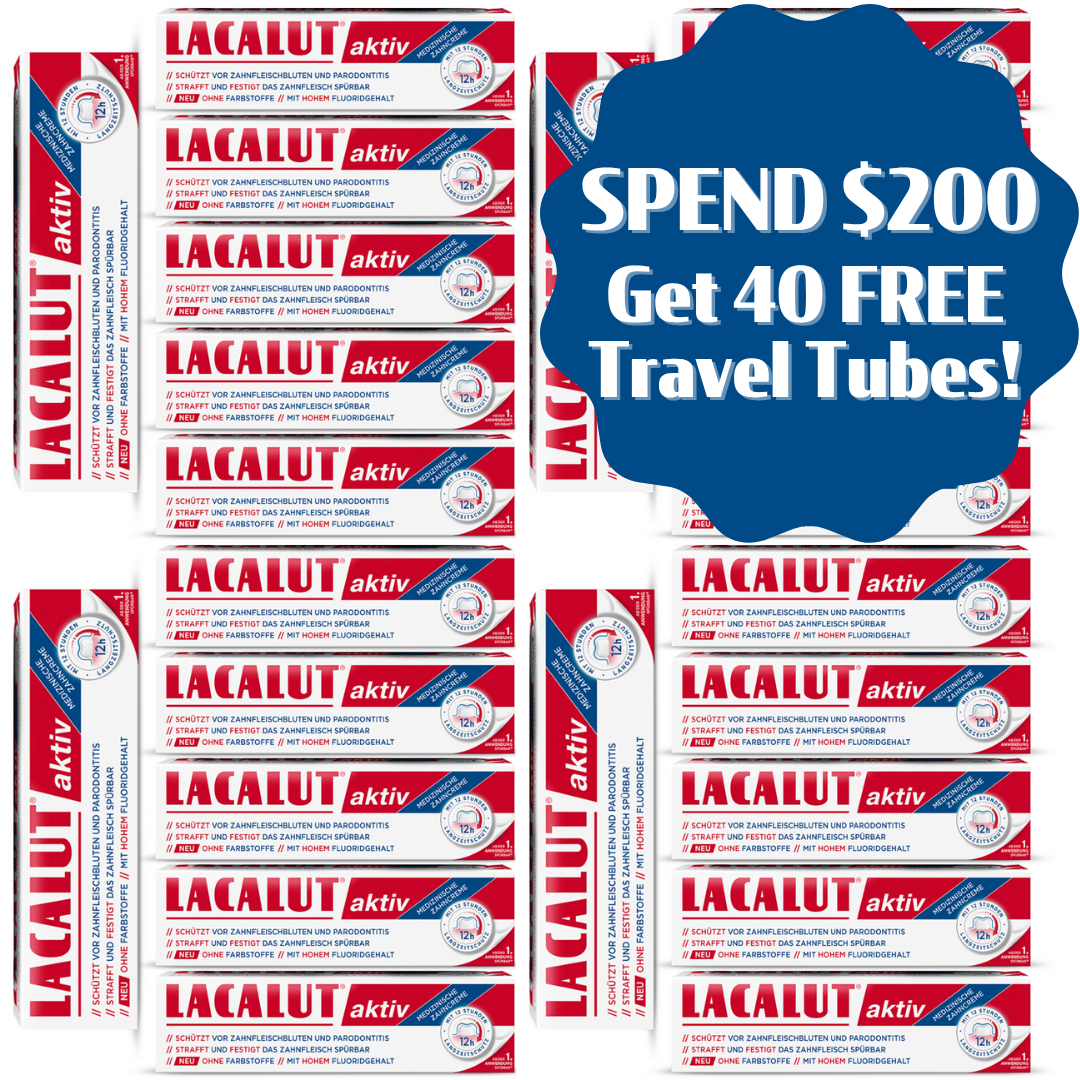 LACALUT - WHOLESALE - Wholesale Toothpaste - LACALUT Aktiv 75ml - RRP $13.951