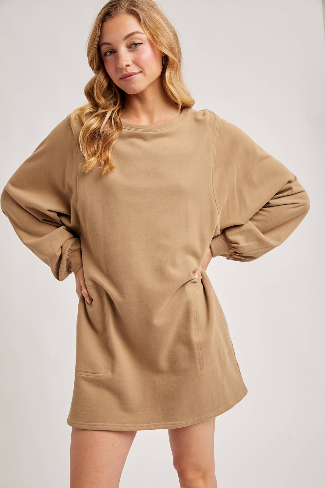 Bluivy - Vente Robe – femme - Robe mini en french terry26