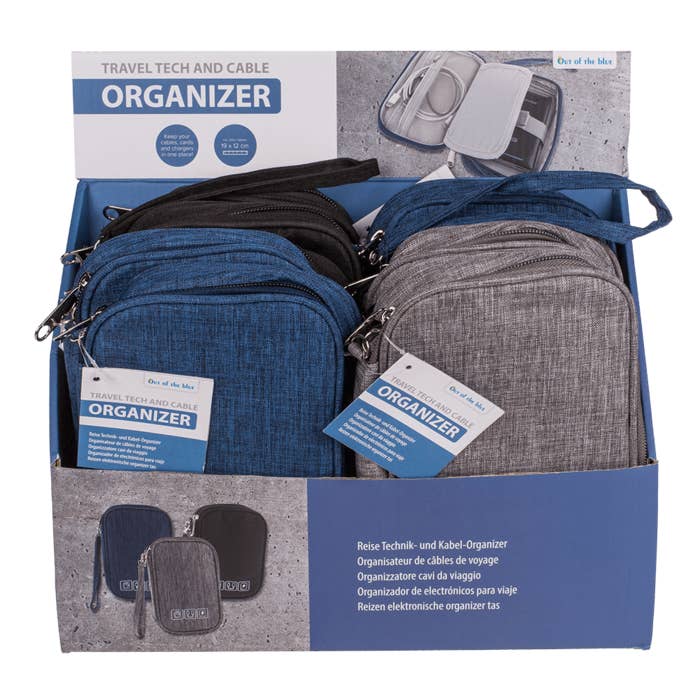 Out of the blue KG - Wholesale Pouch - Unisex - Travel Tech and Cable Organizer, ca. 19 x 12 cm,1