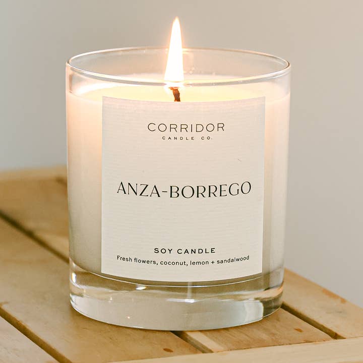 Corridor Candle Co. - Wholesale Jar/Filled Candle - Anza-Borrego Soy Candle0