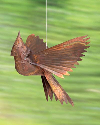 Ancient Graffiti - Wholesale Ornament - Flamed Copper Cardinal Ornament