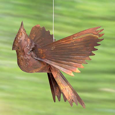 Ancient Graffiti - Wholesale Ornament - Flamed Copper Cardinal Ornament0
