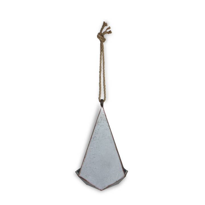 Cheungs Home Decor - Wholesale Hanging Planter - Odal Geometric Hanging Galvanized Planter4