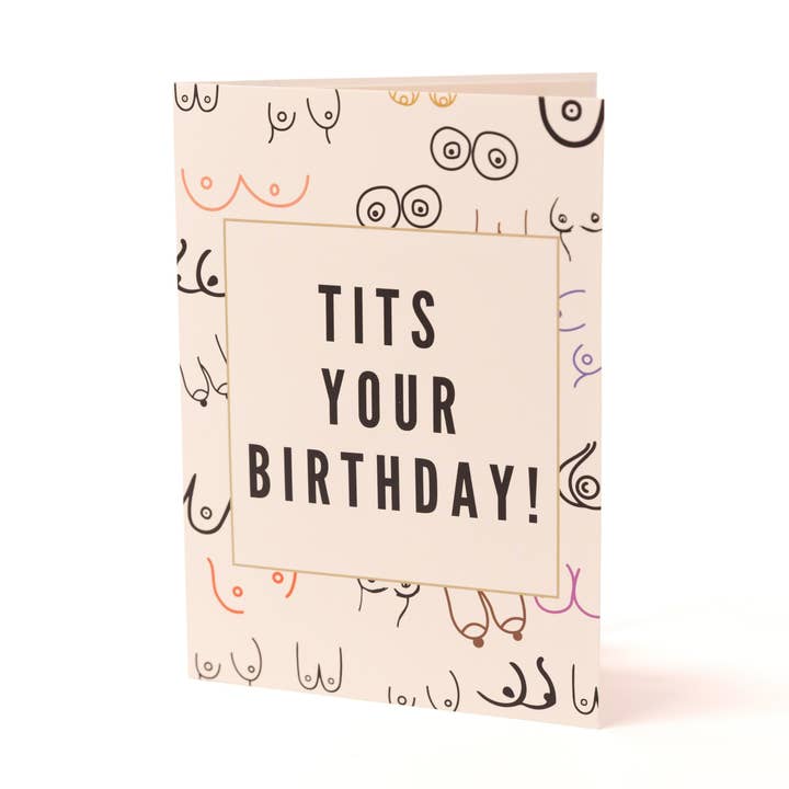 Tits Your Birthday! for wholesale by Rain Parade Gifts, Gags, and Novelties