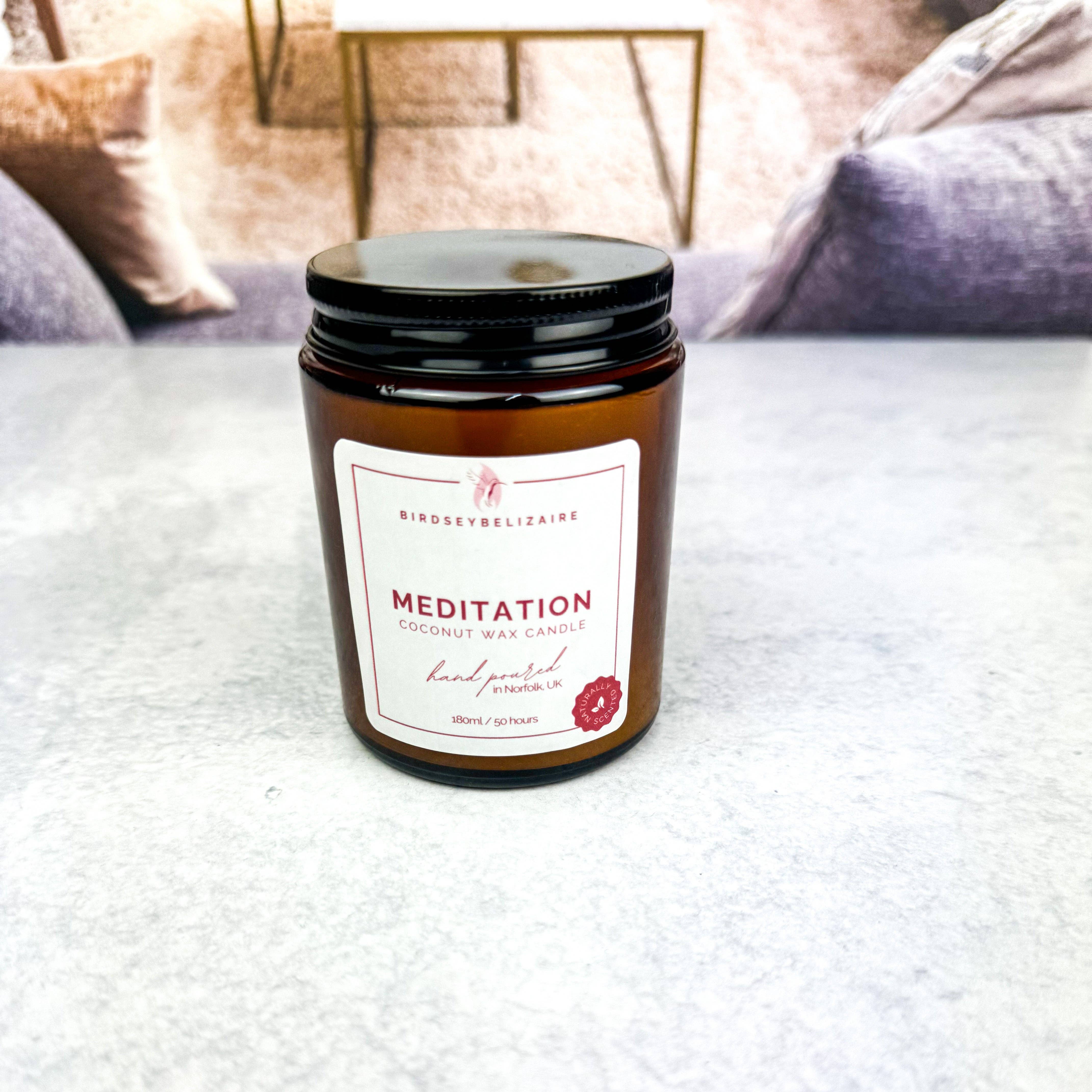 BirdseyBelizaire - Wholesale Jar/Filled Candle - Meditation - Naturally Scented Candle7