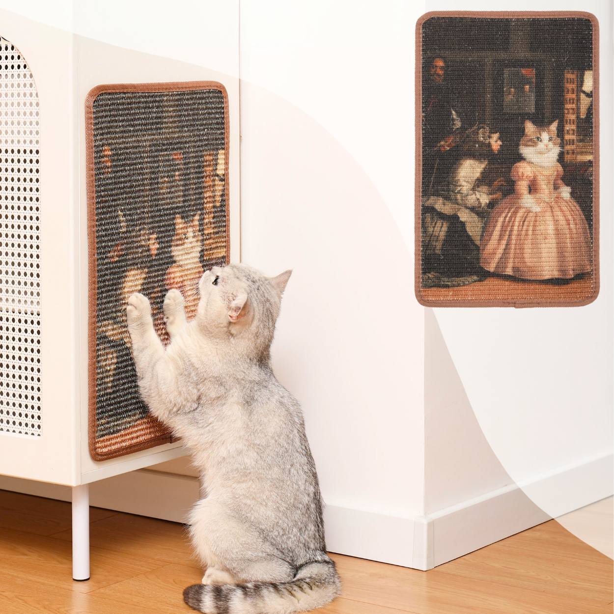 Furrther - Wholesale Pet Scratcher - Cat - Art-Inspired Natural Sisal Scratching Mat8