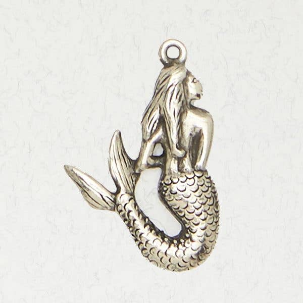 Pewter Pendant Necklace - Mermaid for wholesale by Nirvana LLC