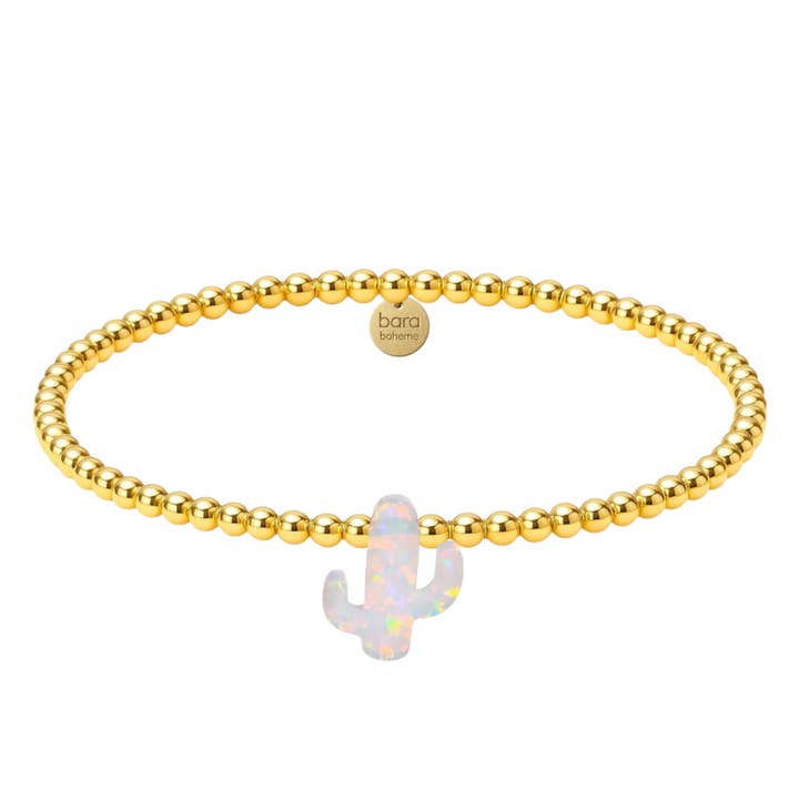 Kaktus | Pärlad opalarmband för wholesale av bara boheme