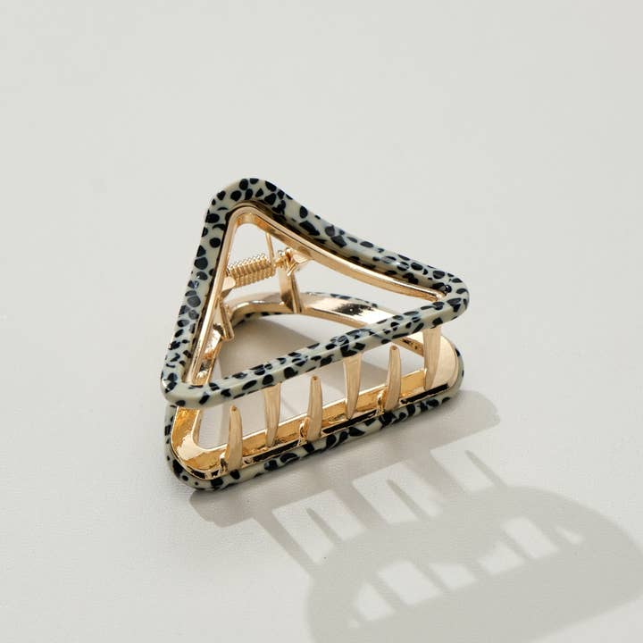 Assorted Amelie Core Classic Triangle Metal Claw Clip - Small for wholesale on Faire1