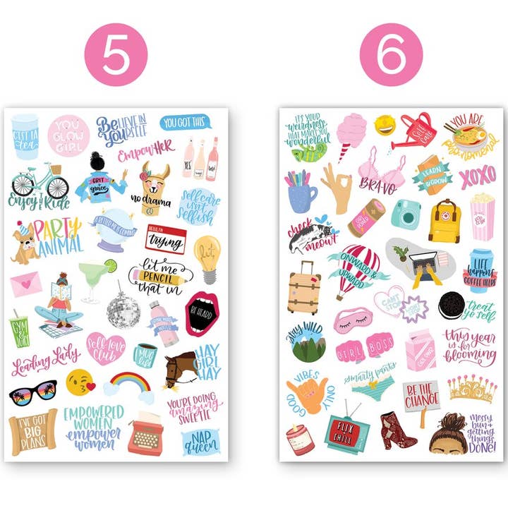 bloom daily planners - Wholesale Sticker - Planner Sticker Pack, Female Empowerment