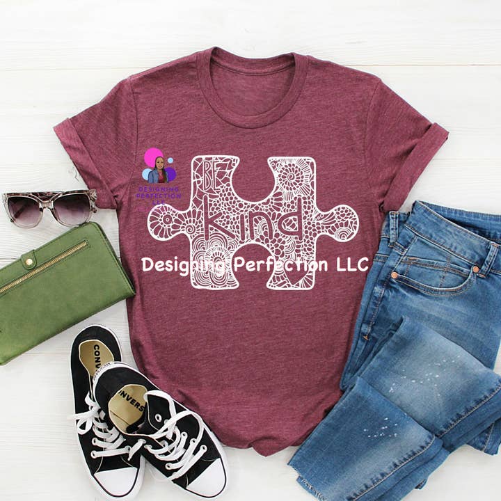 Sea amable: conciencia sobre el autismo (10) para venta al por mayor de Designing Perfection LLC