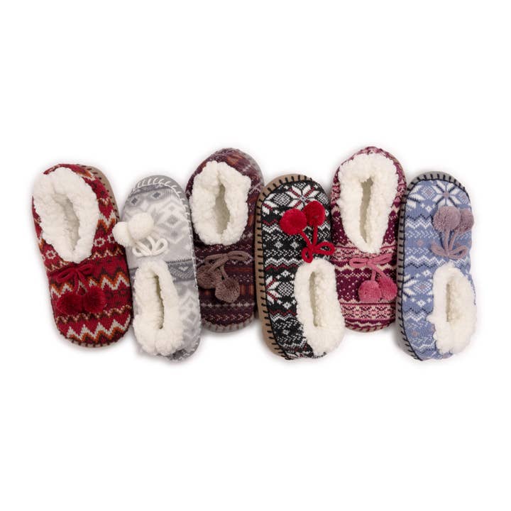 MUK LUKS Women's Knit Moccasin Ballerina Bin for wholesale by Muk Luks