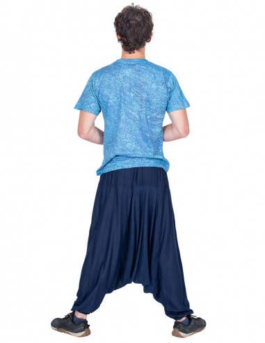 Men's Blue Harem Trousers for wholesale on Faire3