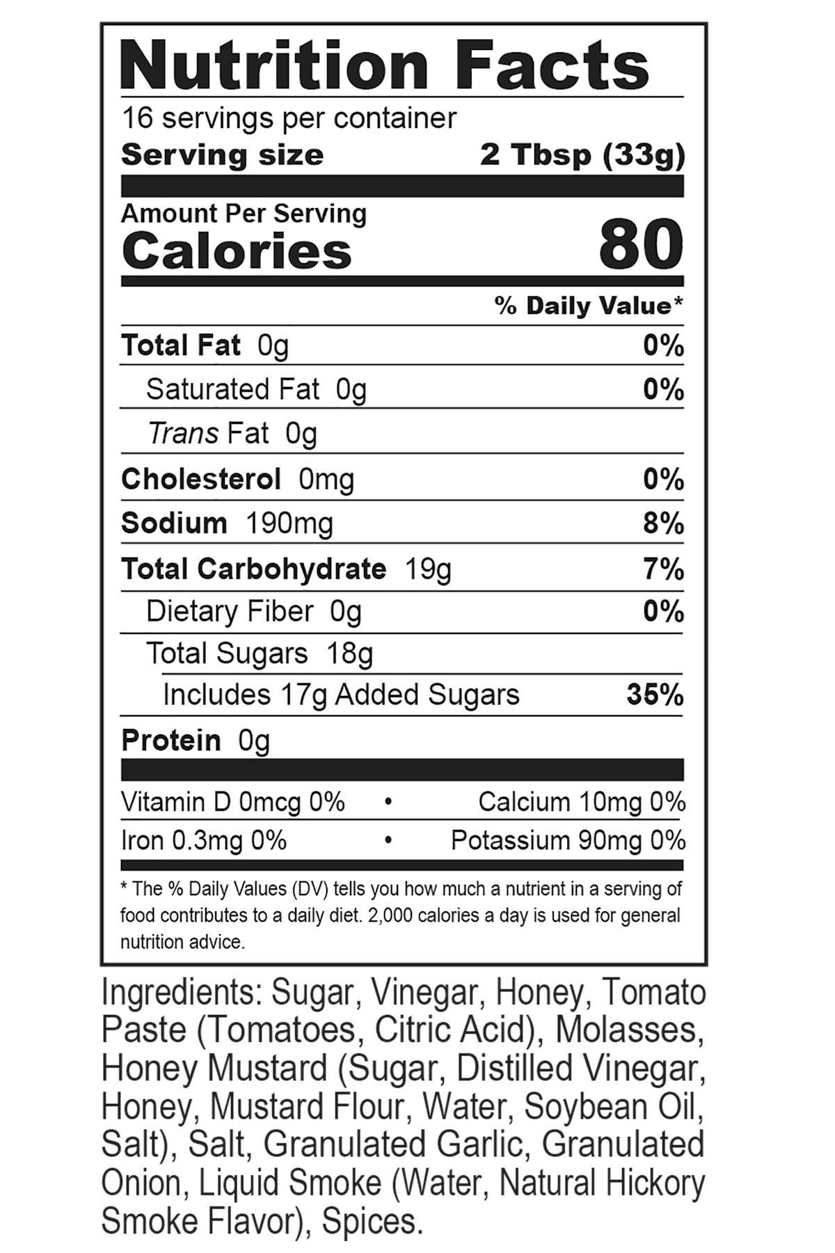 Cooper's Mill - Vente Sauces barbecue - Sauce barbecue chaude au miel - Pinte1