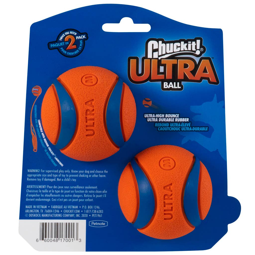 Hofman Animal Care - Wholesale Pet Fetch Ball - Dog - Chuckit Ultra Ball M 6 cm 2 Pack1