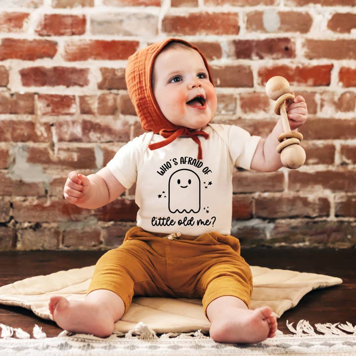 Wildflowers + Cotton - Wholesale Bodysuit (Non-Footed) - Baby - Who’s Afraid Of Little Old Me? | 100% Cotton Baby Bodysuit or Tee4