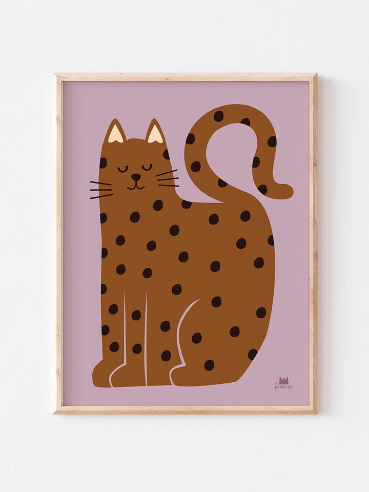 Poster - Cat (30 x 40 cm) for wholesale by Ma Petite Vie