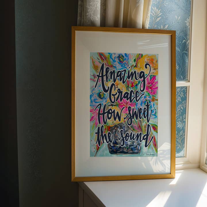 Audra Style - Wholesale Art Print - Scripture Art Print, Christian Art, Dopamine Decor, Trendy Colorful Wall Poster, Maximalist Home