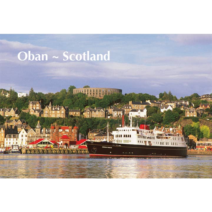 Photographic Magnet M.V Hebridean Princess Oban for wholesale by Island Blue Publishing