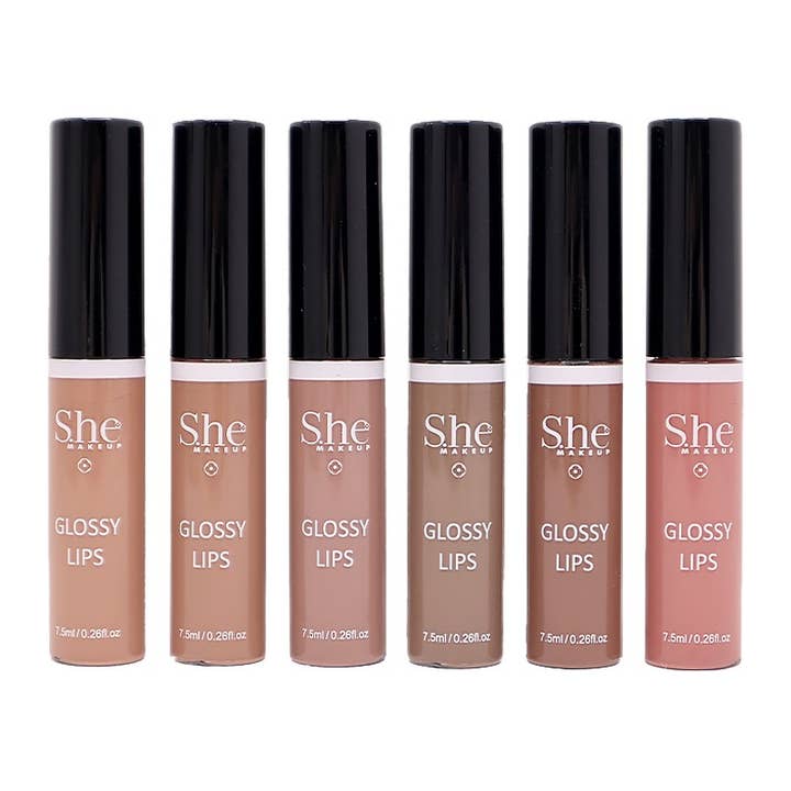 PINEAPPLE Beauty - Wholesale Lip Gloss - Makeup She LG06 Glossy Lips - 36 pcs