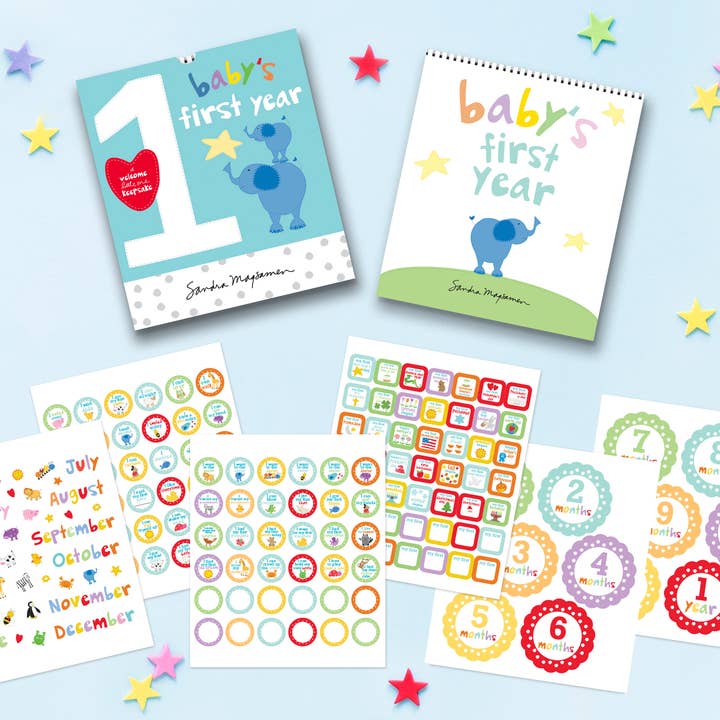 Sourcebooks - Wholesale Memory Book - Kids & Baby - Baby's First Year: Welcome Little One Keepsake (Memory Book)