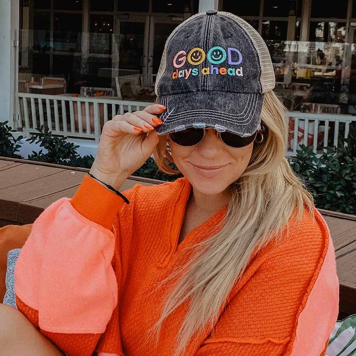 Good Days Ahead Trucker Hat for wholesale by Katydid