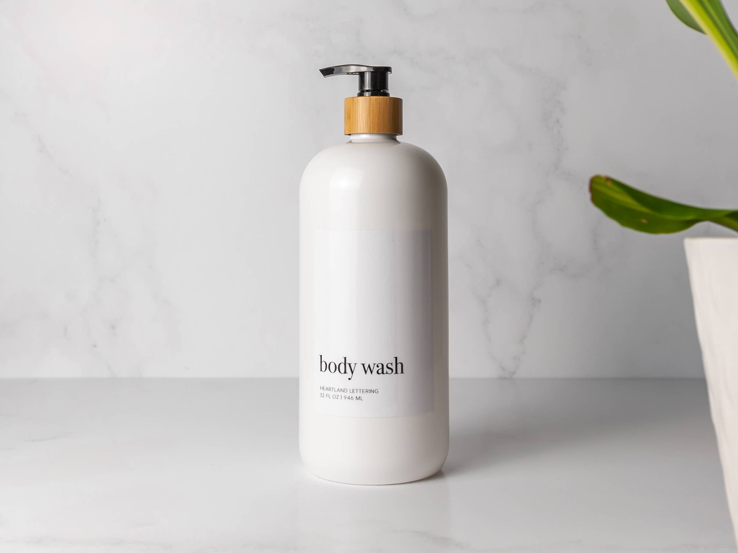 Joie Designs Co. | Refillable Bottles - Wholesale Bath & Body Set - 32 oz Shower Set - Shampoo, Conditioner, Body Wash7