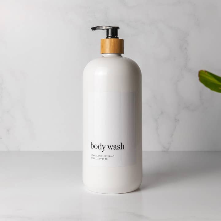 Joie Designs Co. | Refillable Bottles - Wholesale Bath & Body Set - 32 oz Shower Set - Shampoo, Conditioner, Body Wash7