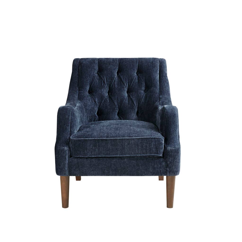 Olliix - Wholesale Chair - Armed Accent Chair with Tufted Back, Navy Blue *4