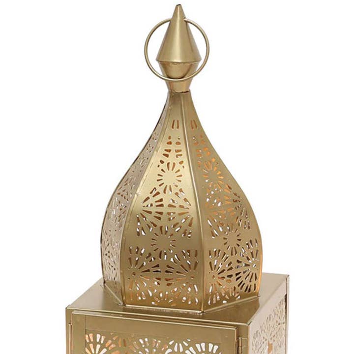 Casa Moro - Wholesale Candle Holder - oriental lantern modena gold m minaret candle holder4
