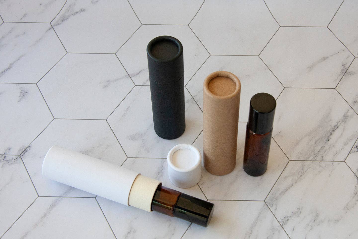 GreenWay Containers - Wholesale Essential Oil Holder - 10 ml Glass Roller Bottles with Paper Tube Packaging4