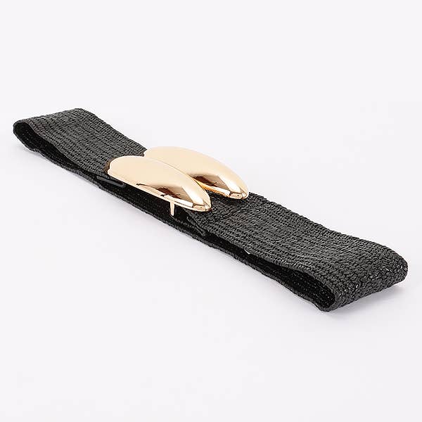 Oblige by G - Wholesale Belt – Women's - bold gold metal buckle accent. PB89422