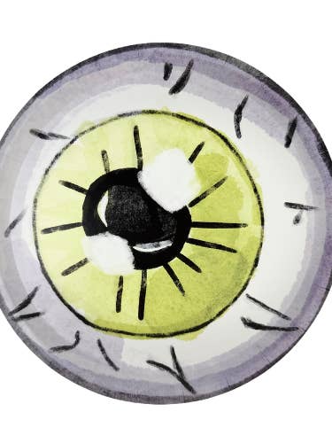 Halloween-Teller mit Augapfelmotiv für den Großhandel von Josi James