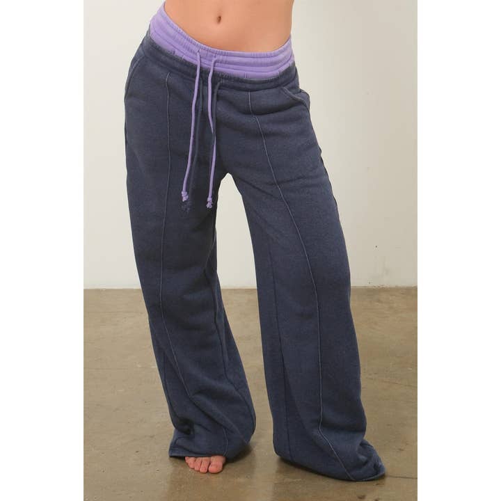 HYFVE - Wholesale Lounge Sweatpants/Joggers - Women's - DZ24E895-HIGH-WAIST DRAWSTRING PANTS