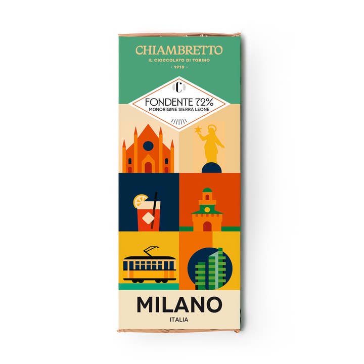 Tablete Milano - Edição Limitada por atacado de CIOCCOLATO CHIAMBRETTO 1910 - IL CIOCCOLATO DI TORINO