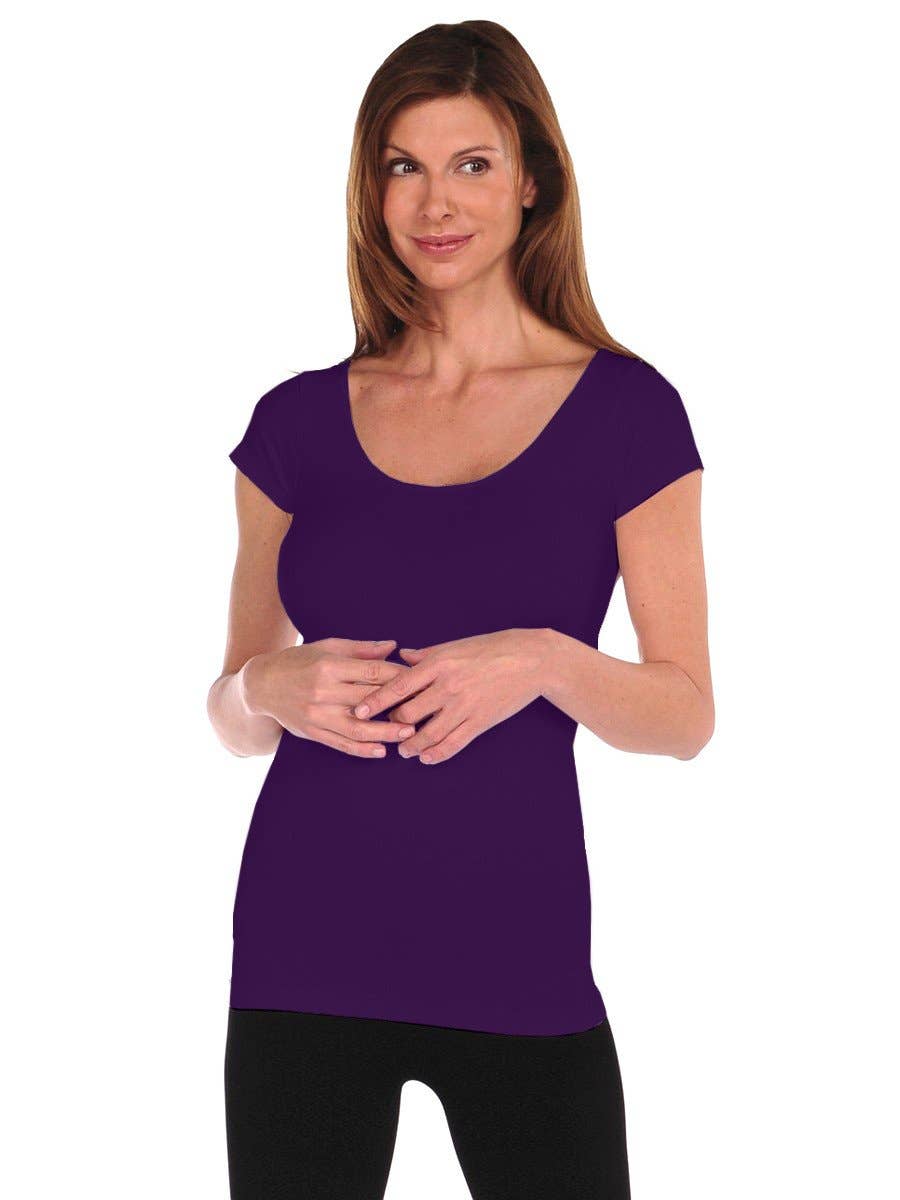 TINA Stephens Italy/Tees By Tina - Wholesale T-Shirt - Women's - Seamless Cap Sleeve (400CS)5