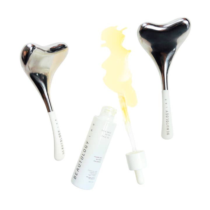 BEAUTOLOGY LAB - Wholesale Face/Beauty Roller - Cryo Toning Tools - Silver - Set of 24