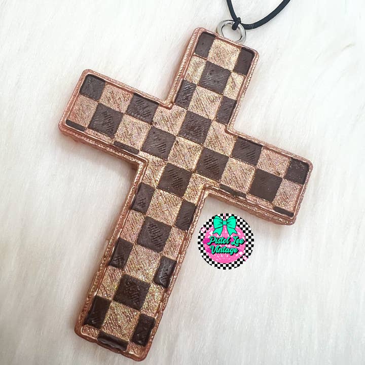 Checkered Cross Freshie for wholesale by Pistol Lee Vintage